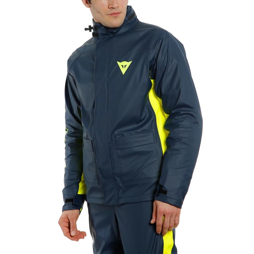 Dainese Storm 2 Unisex Jacket Black-Iris/Fluo-Yellow : Delivery in 5 days